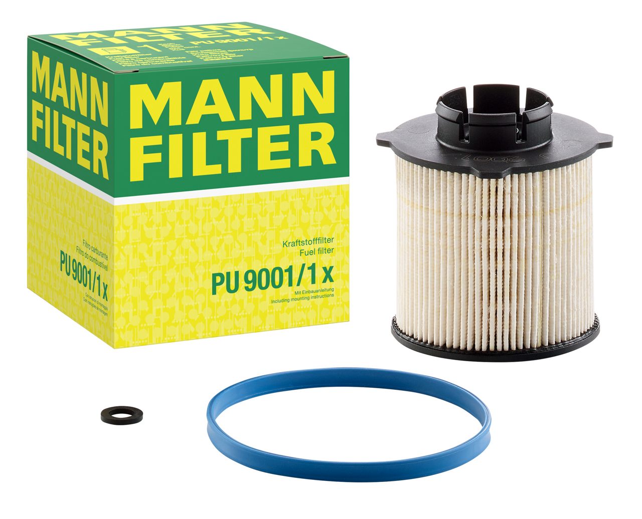 MANN PU9001/1X Yakıt Filtresi | Opel Insignia A/Astra/Zafira • Saab 9-3 • Chevrolet Cruze • 2.0 CDTI / 1.6 CDTI