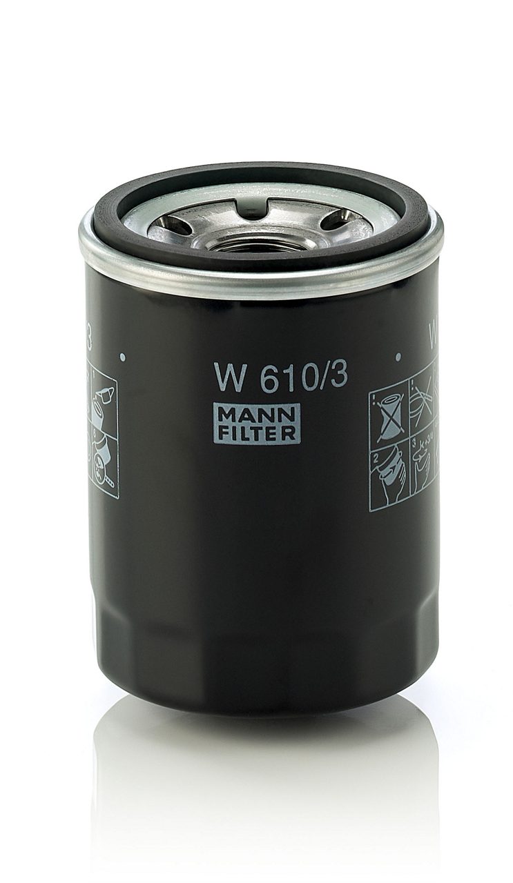 MANN W610/3 Yağ Filtresi | Mitsubishi Lancer/Galant/Carisma • Fiat Punto/Panda • 2.0 Benzin / 1.2 Benzin ürün görseli