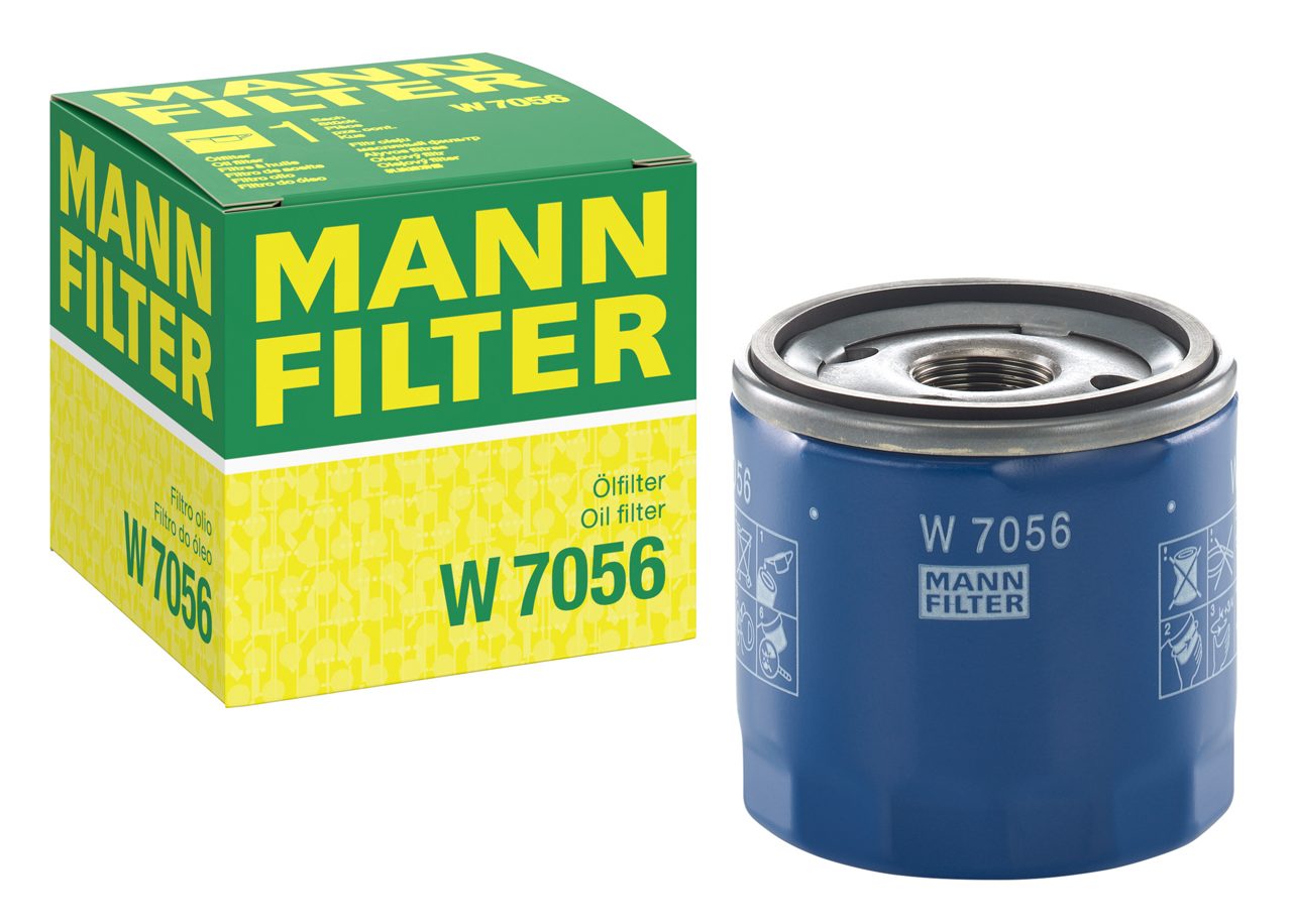 MANN W7056 Yağ Filtresi | Opel Insignia/Astra/Karl • Chevrolet Corvette • 2.0 Benzin / 1.0 Benzin