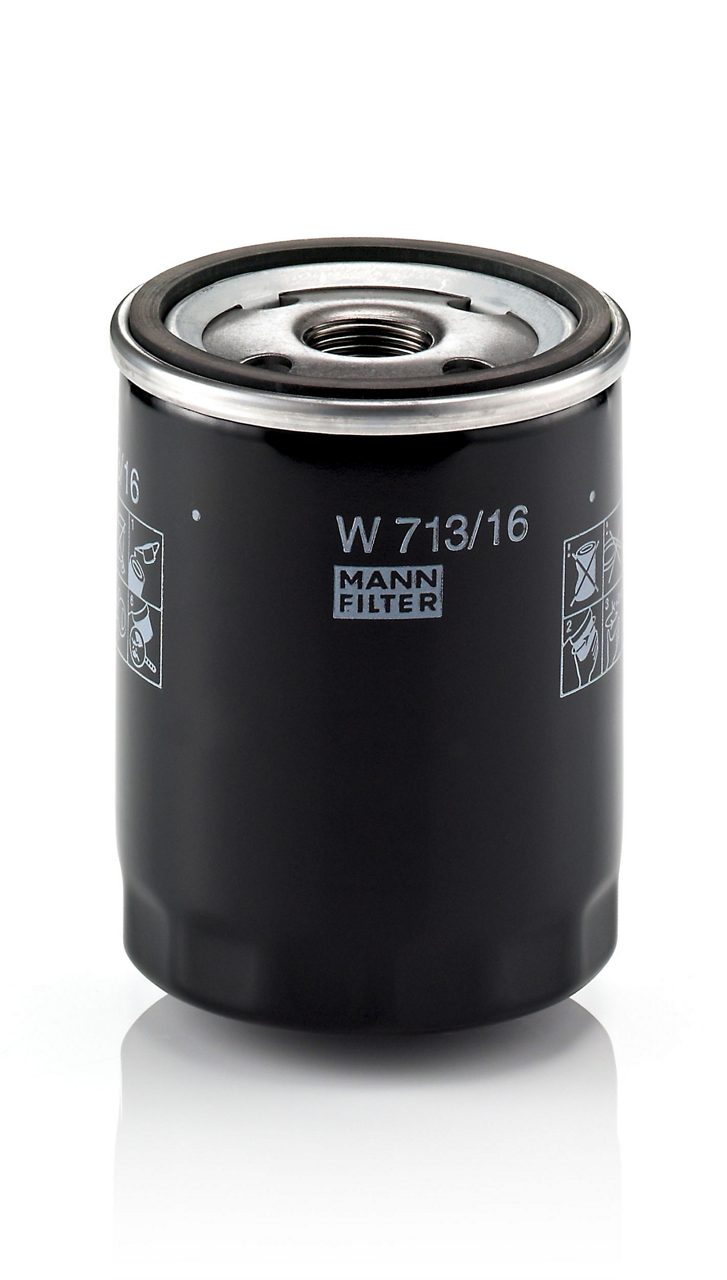 MANN W713/16 Yağ Filtresi | Fiat Panda/Palio/Marea • Lancia Ypsilon/Dedra • 1.6 Benzin / 1.4 Benzin