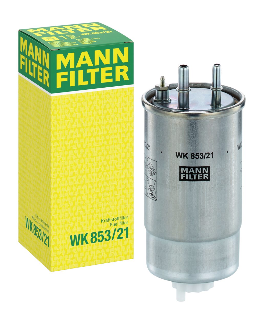 MANN WK853/21 Yakıt Filtresi | Fiat Ducato/Punto/Doblo • Alfa Romeo 159 • Opel Combo • 1.3 MultiJet / 1.6 MultiJet