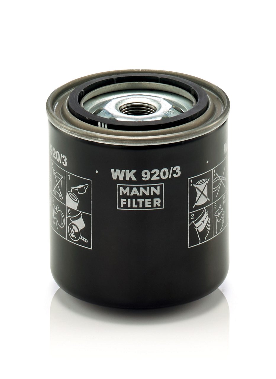 MANN WK920/3 Yakıt Filtresi | Mazda 626 II 2.0 Dizel / B-serie 2.5 / E 2.2