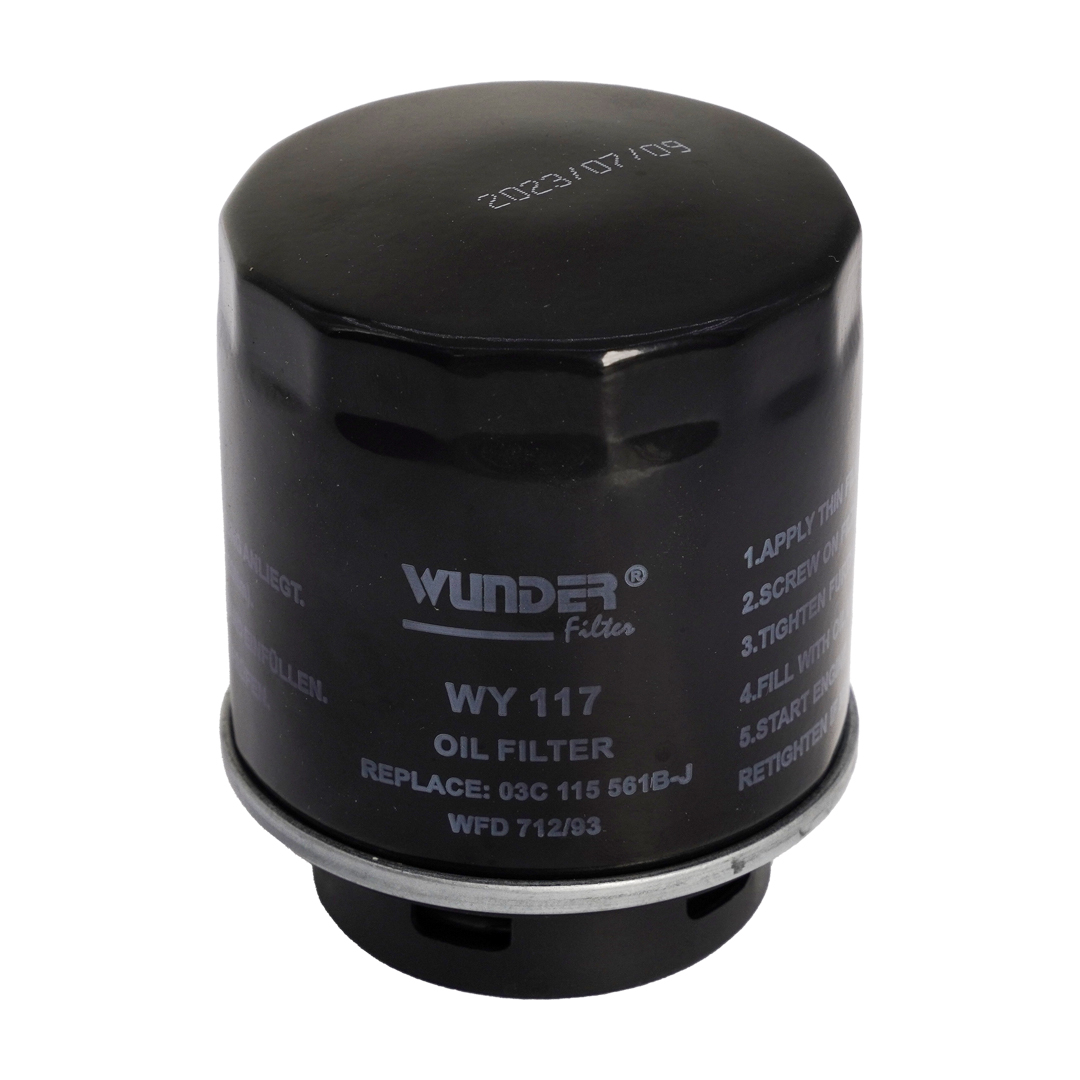 Wunder WY117 Yağ Filtresi | VW Golf/Touran/Passat • Seat Ibiza IV • Audi A3 • 1.4 TSI / 1.2 TSI